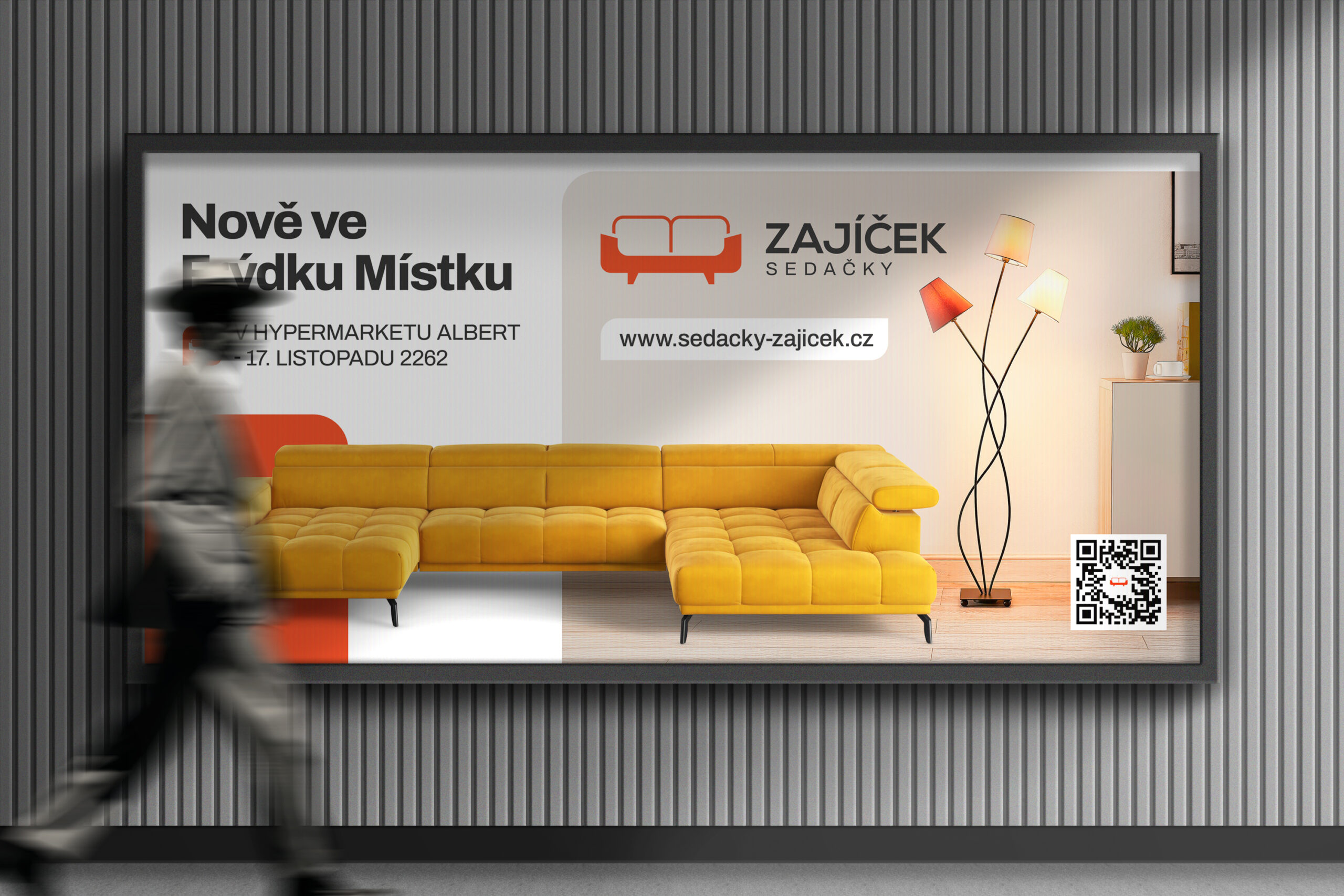 Outdoor reklama Zajíček