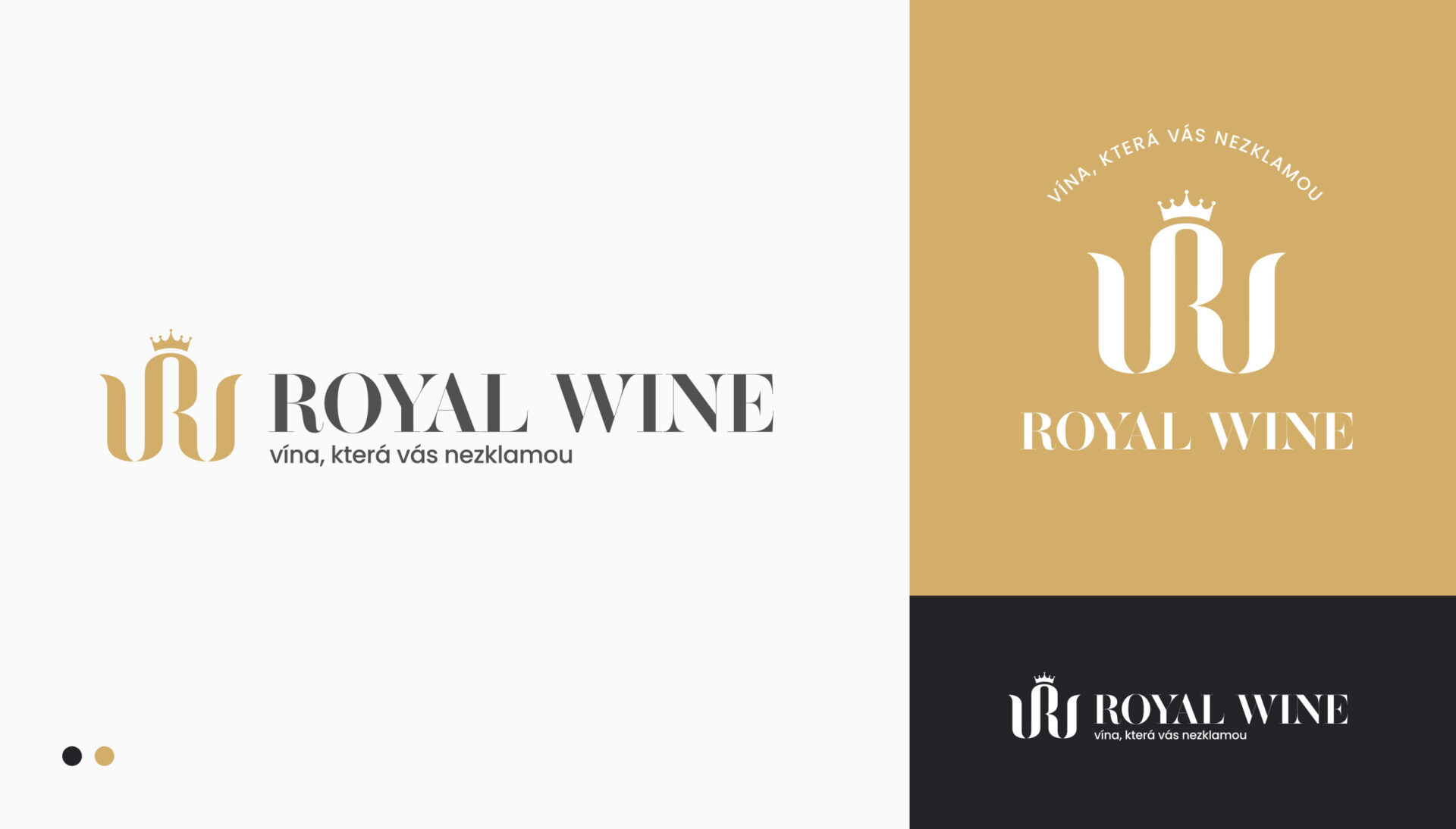 Návrh logotypu ROYALWINE